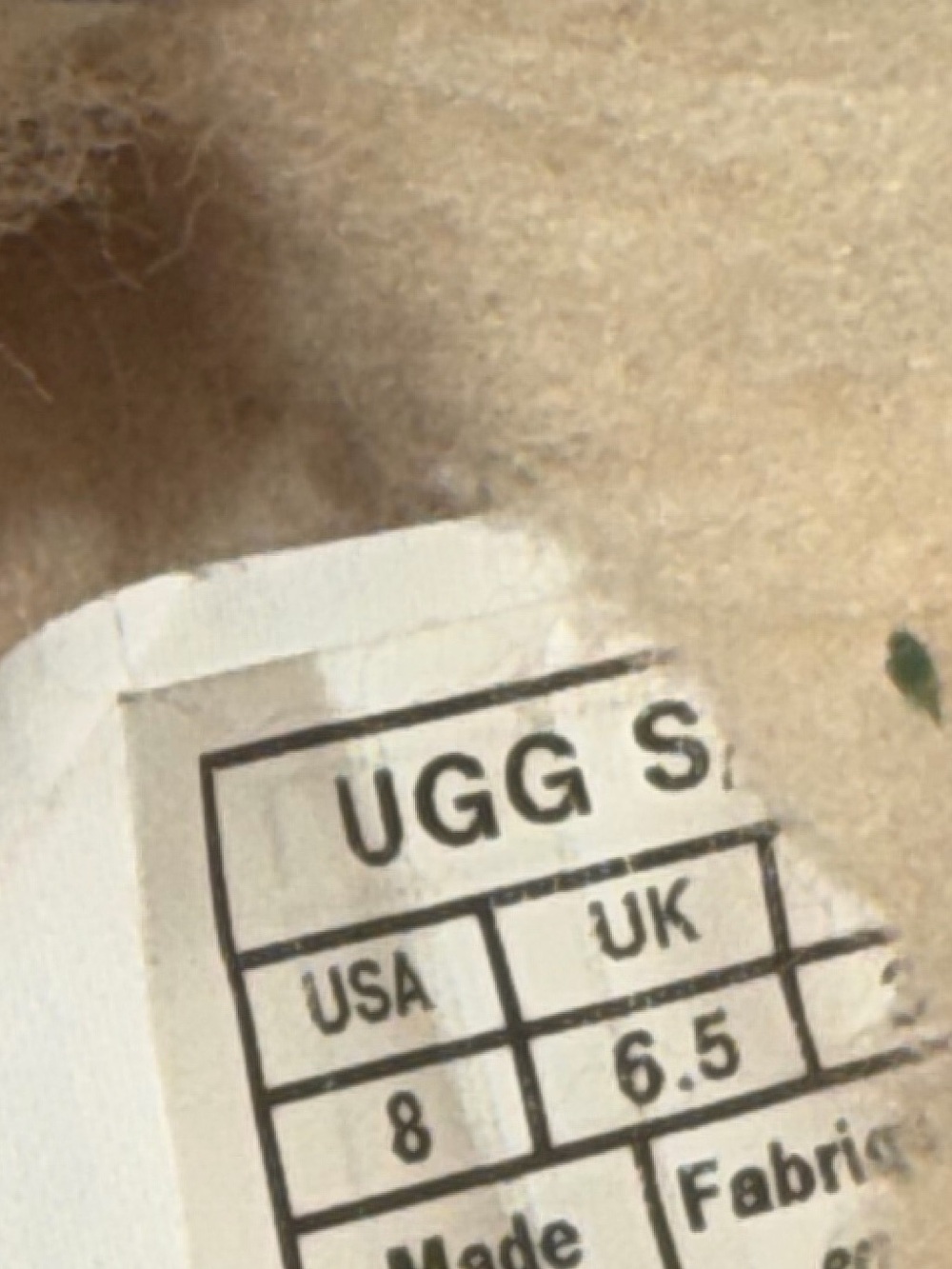 UGG womens Ansley size 8 Light blue periwinkle Suede Shearling Moccasins nwot - Picture 7 of 7